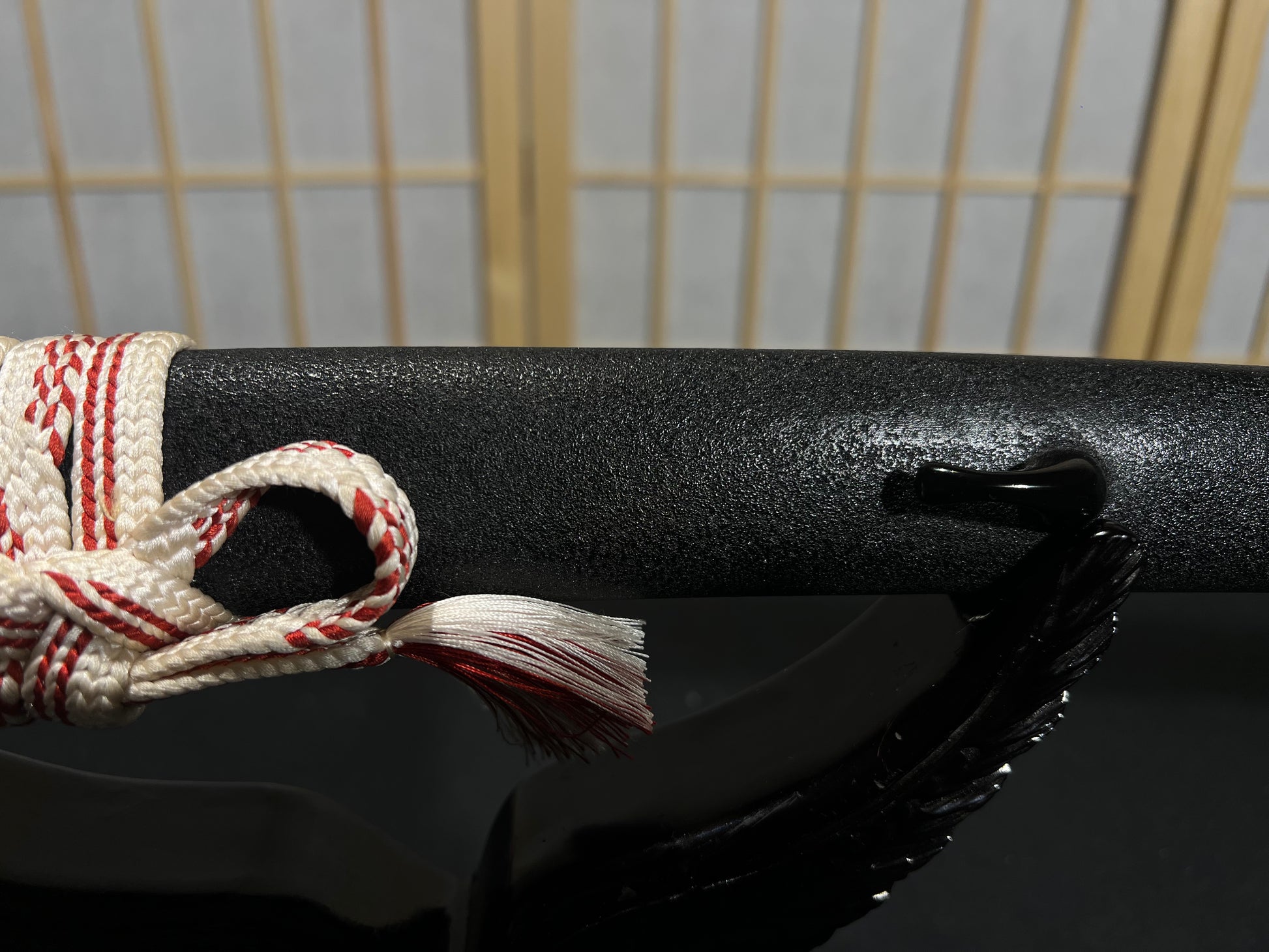 A genuine samurai sword, a finely crafted hand-forged katana.