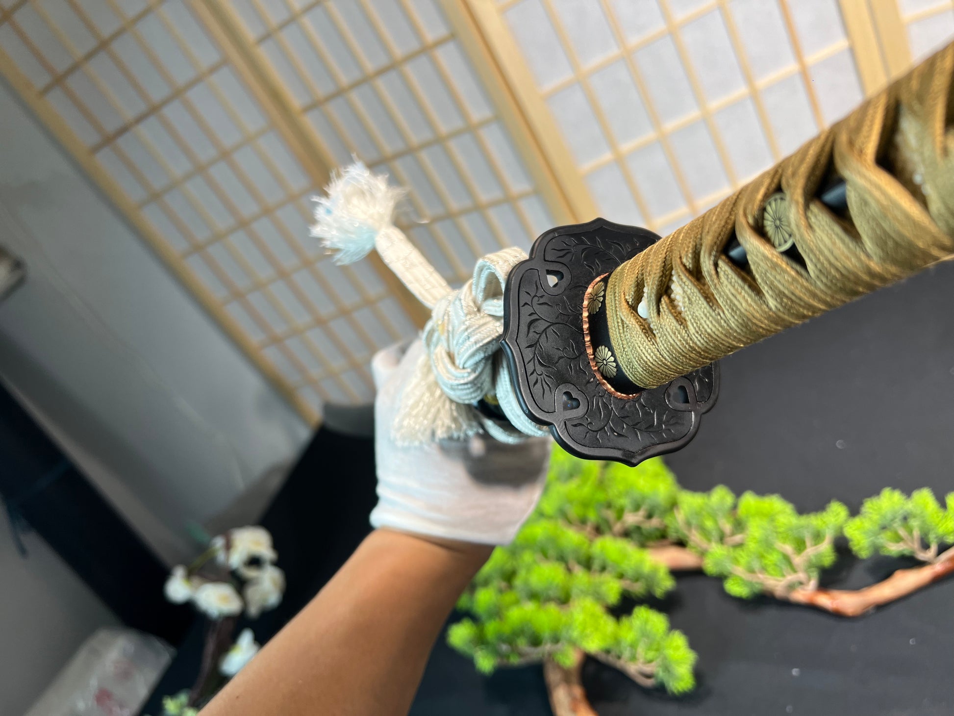 Hand-forged samurai sword